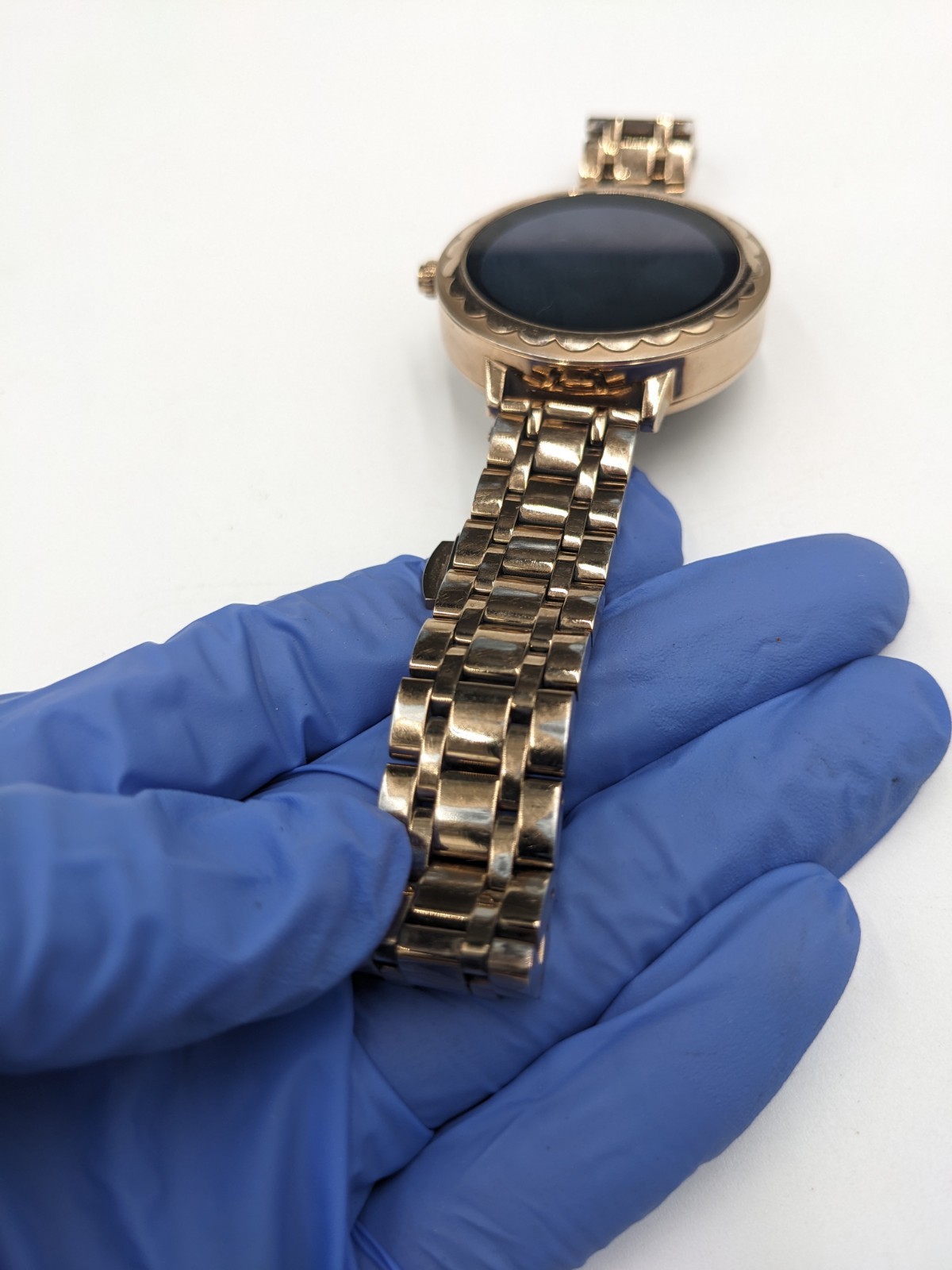 Kate Spade Digital Smart Watch Scallop Gold Tone DW5K1 FOR PARTS/ REPAIR