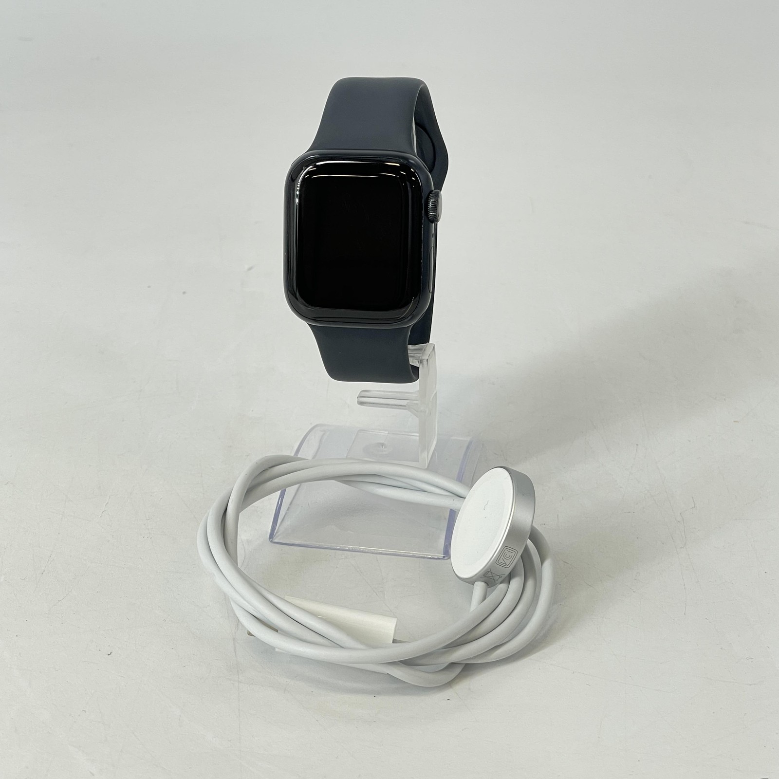 Apple Watch (Series 9) 41mm Graphite Aluminum (GPS) w/ Black Sport – Very Good