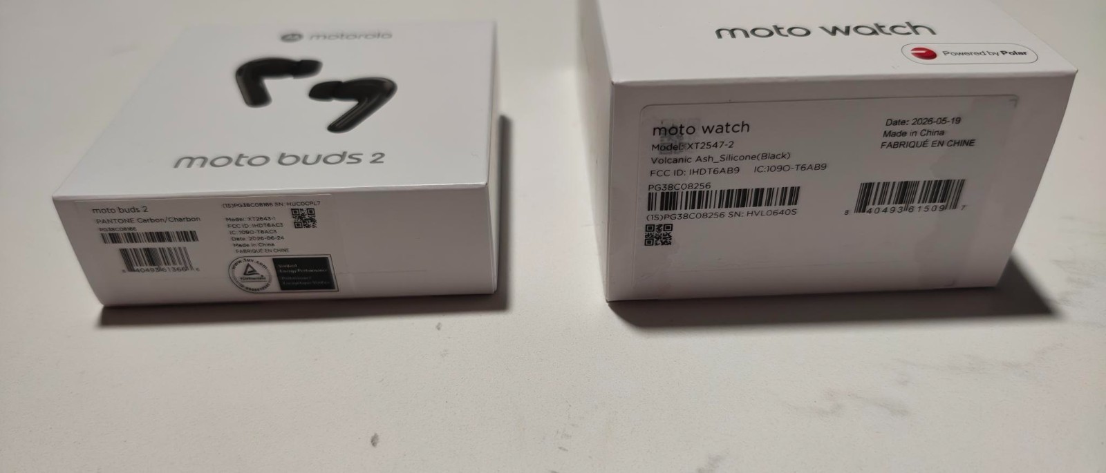 Motorola Moto Watch and Moto Buds 2 Combo – New Unopened Box