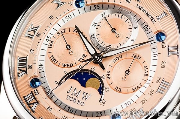 【JMW TOKYO】Men’s Watch, Premium Moon Phase [Japanese Movement], 100… ore order