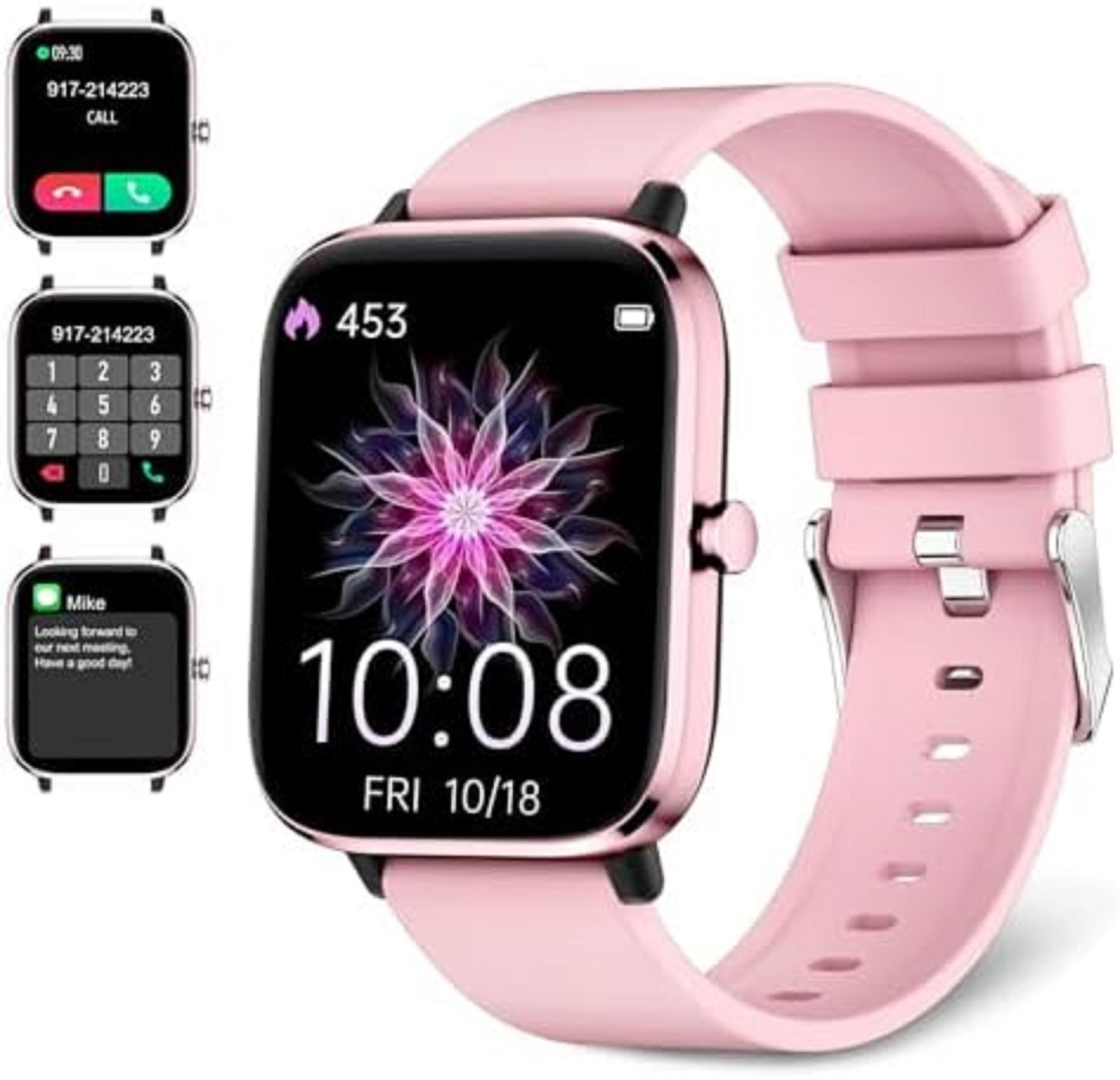 Reloj Inteligente Para iPhone Android De Mujer Smart Watch Pantalla Táct NEW US.