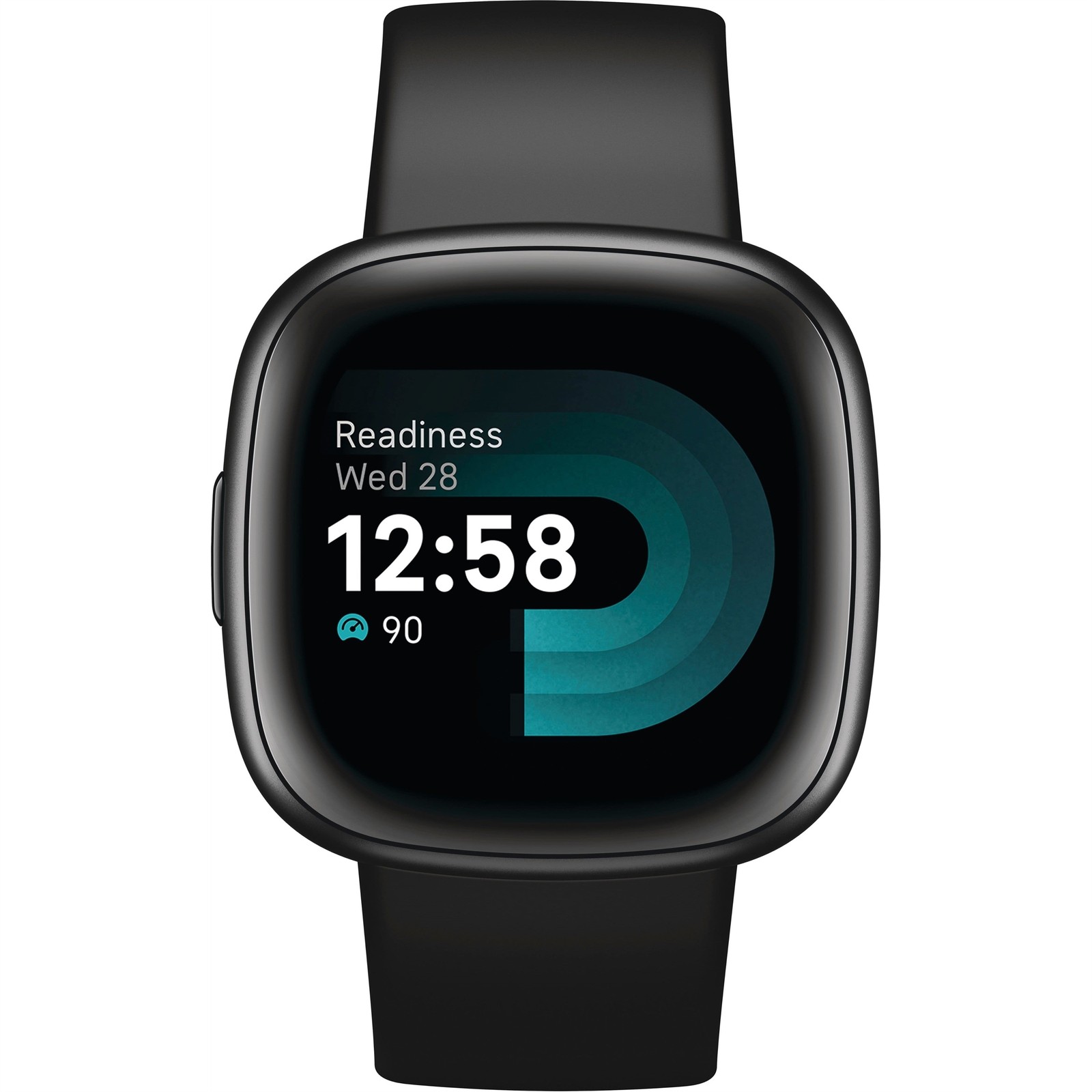 Fitbit Versa 4 Smartwatch Black Graphite GPS Fitness Tracker NIB