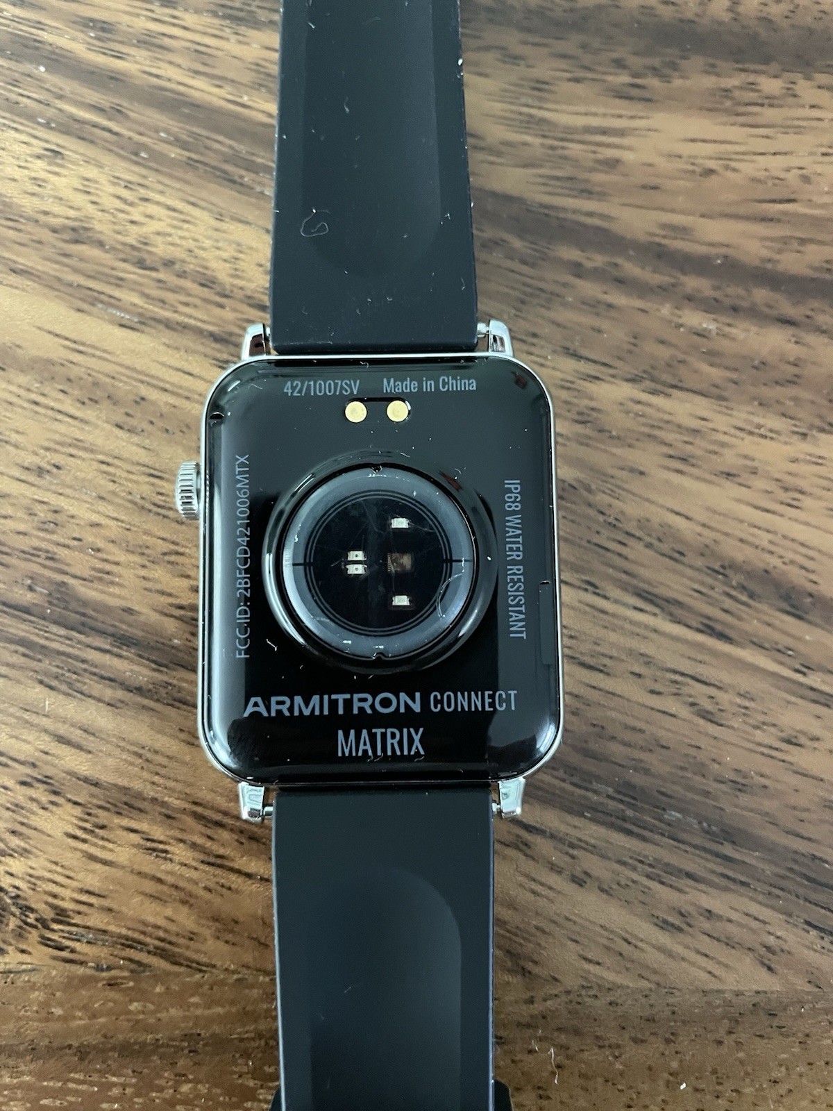Armitron Matrix Adult 44mm Smartwatch With Black Band
