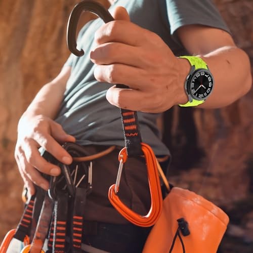Rugged Silicone Strap/Band Compatible with Samsung Galaxy Watch 7 44mm Sport