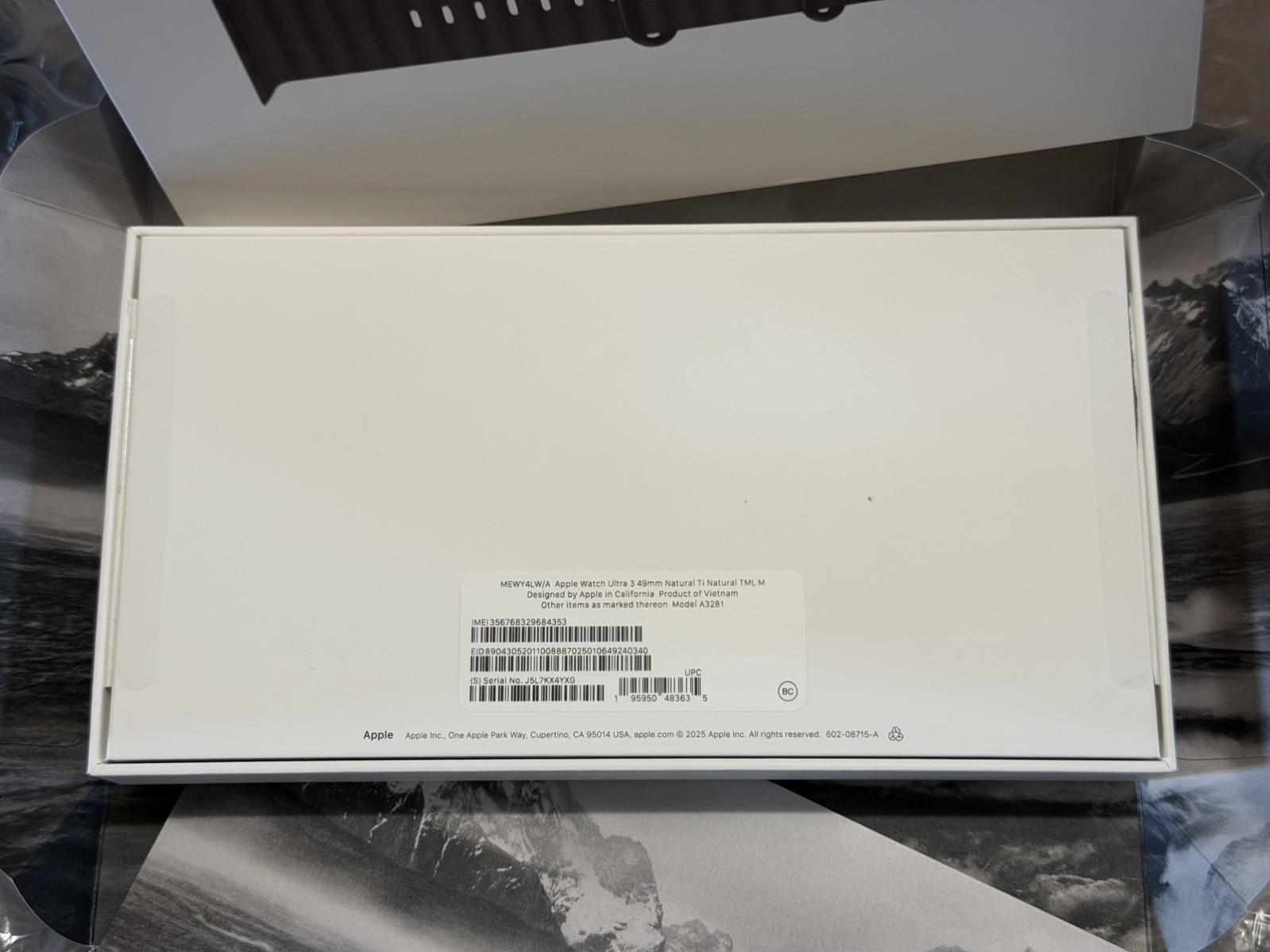 Apple Watch Ultra 3 49mm Natural Ti 64GB, Unlocked, Pristine, New Condition.