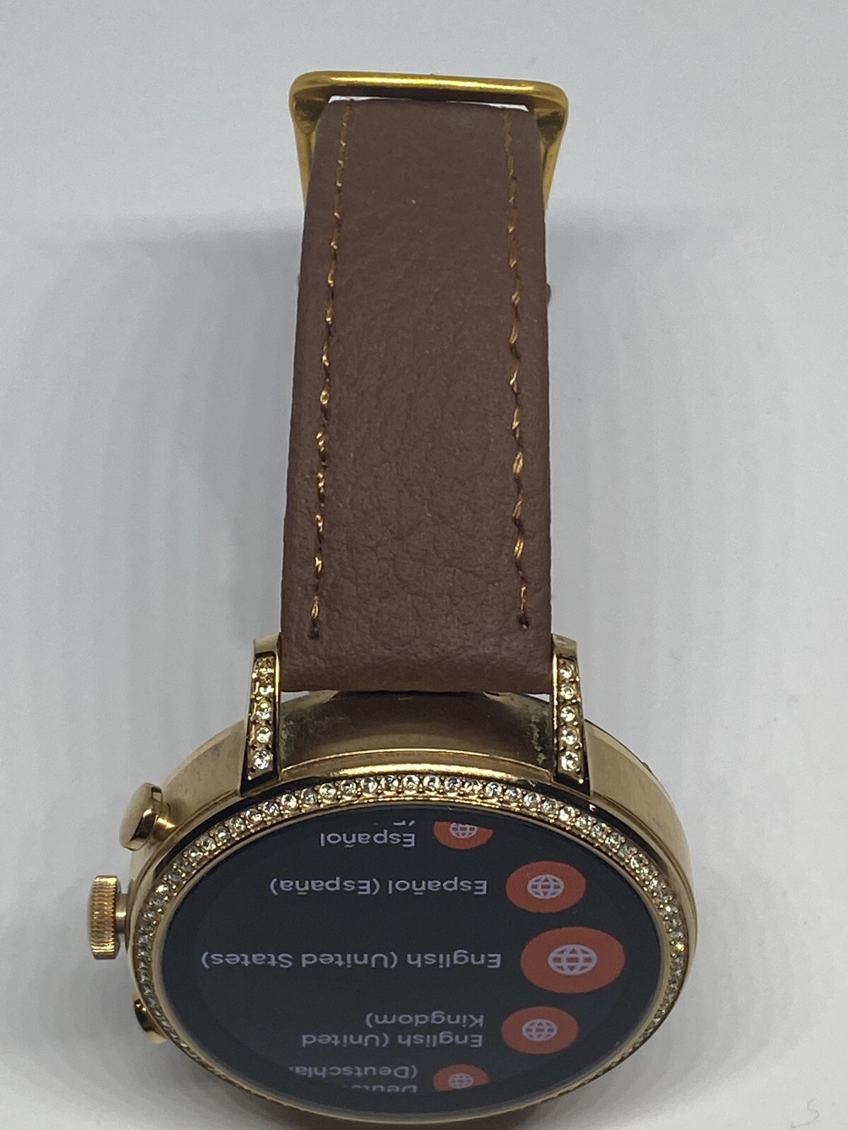 Fossil Gen 4 Authentic Digital Dial Smart Watch Custom Band FTW6015 AB605