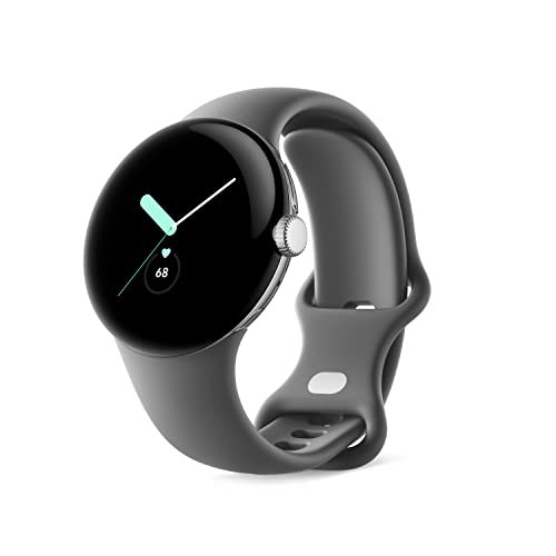 GOOGLE PIXEL WATCH LTE POLISHED SILVER STAINLESS – GWT9R-POLSILVER/CHAR-LTE