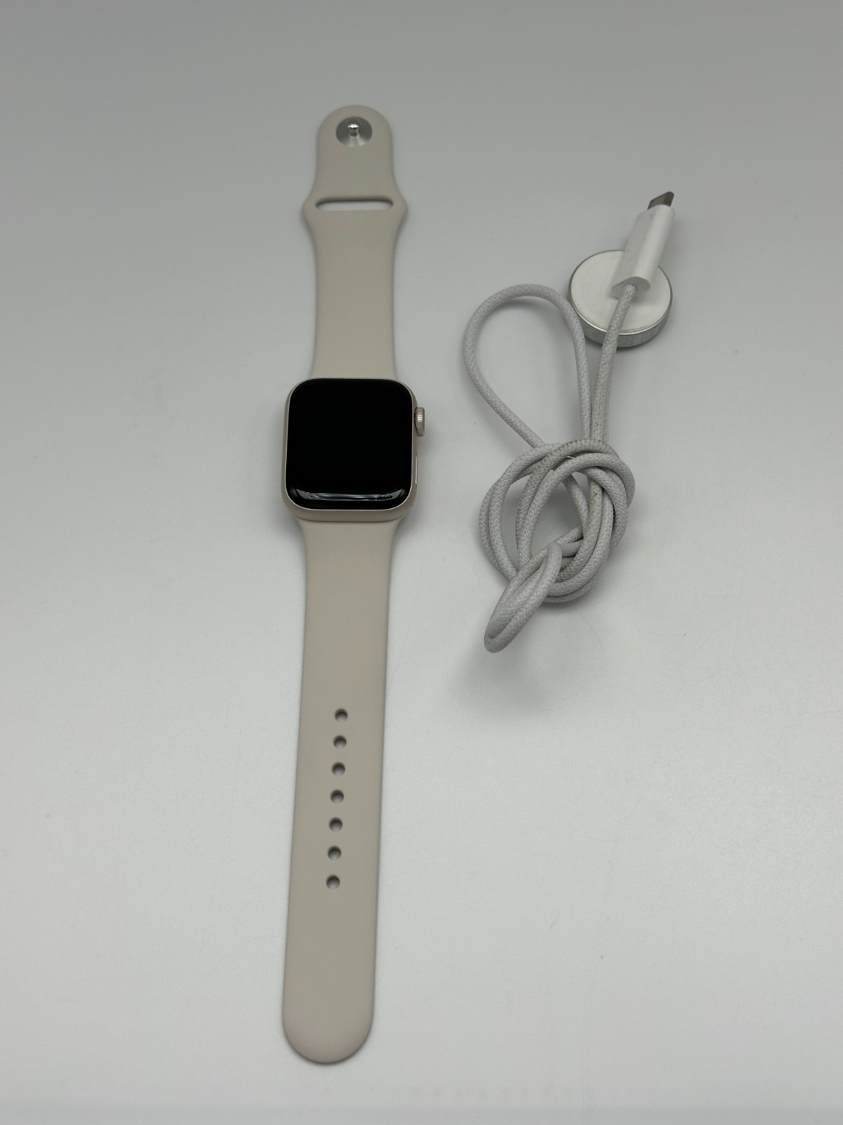 Apple Watch SE 3 40mm Starlight Aluminum – Starlight Sport Band MEH54LW/A
