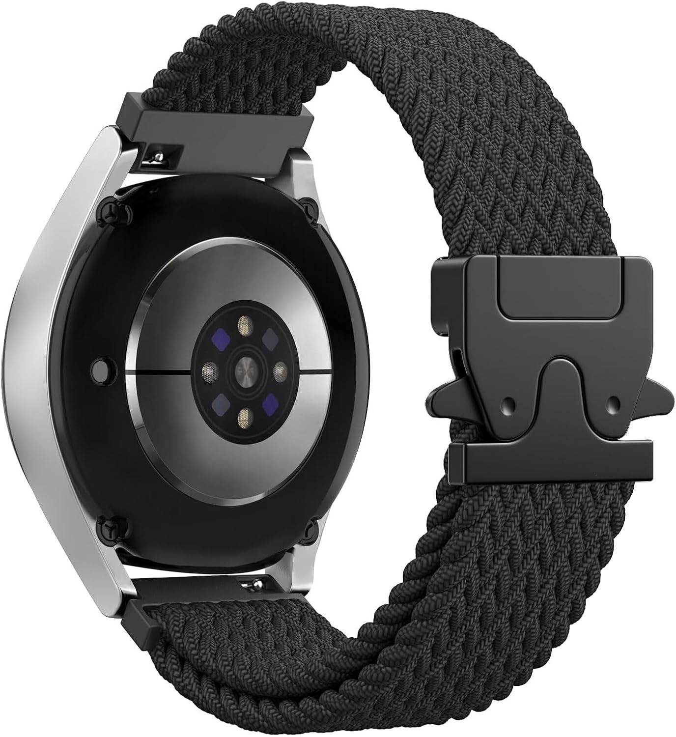 Nylon Sport Strap for Galaxy Watch 7 6 5 4 FE 40mm 44mm, Parachute Buckle