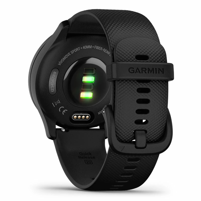 Garmin vivomove Sport Smartwatch Slate/Black Health Tracker 010-02566-40 TI