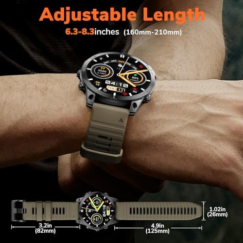 2 Pack Silicone Watch Bands Compatible with Garmin Fenix 8 Pro 51mm/7X Series Sp