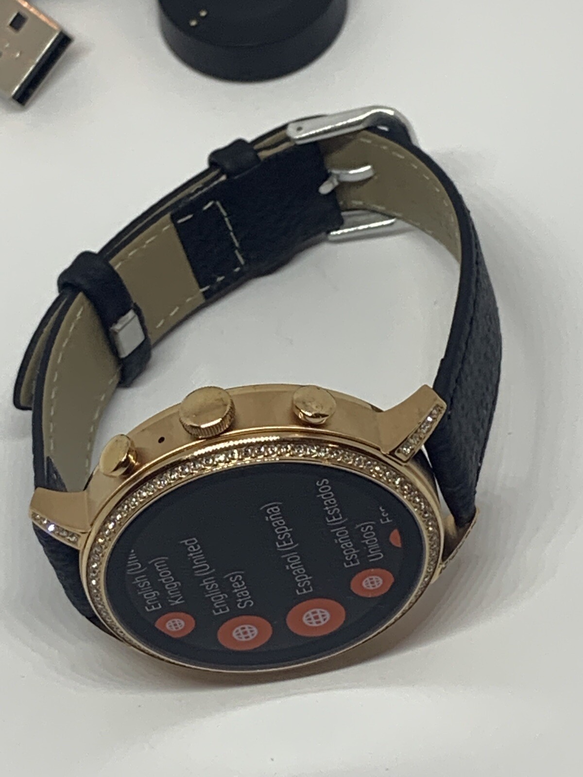 Fossil Gen 4 Authentic Digital Dial Smart Watch Custom Band FTW6011 QT481