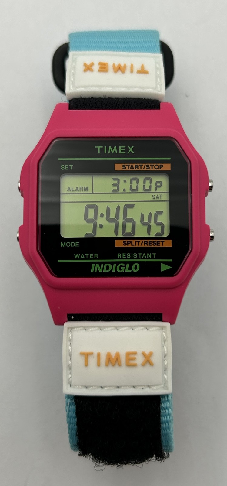 Timex Classic Digital Watch 36mm Pink/Blue