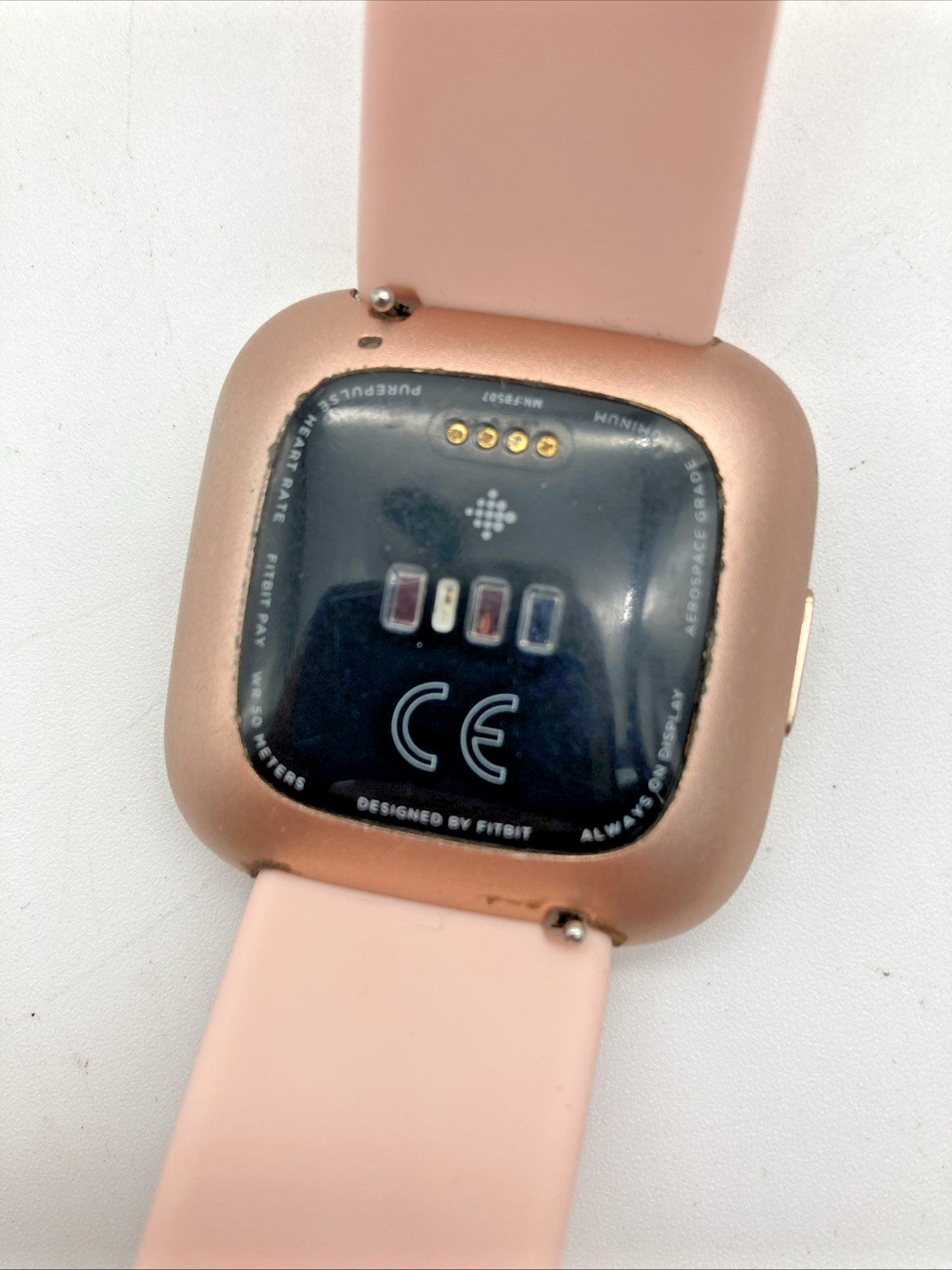 **GOOD** Fitbit Versa 2 – (PINK) Health & Fitness Smart Watch Copper Rose NM
