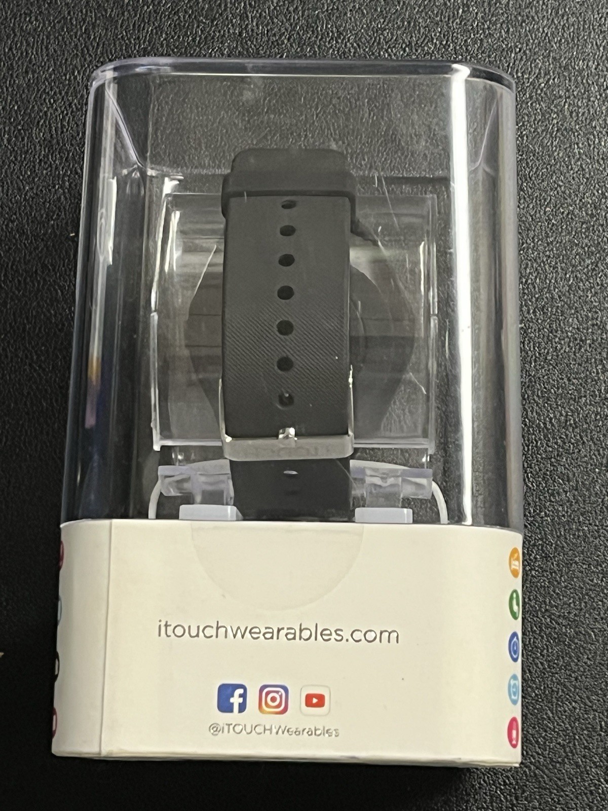 iTOUCH Curve ITR4360 Smartwatch Android iOS Compatible NEW Gunmetal Grey (ST004)