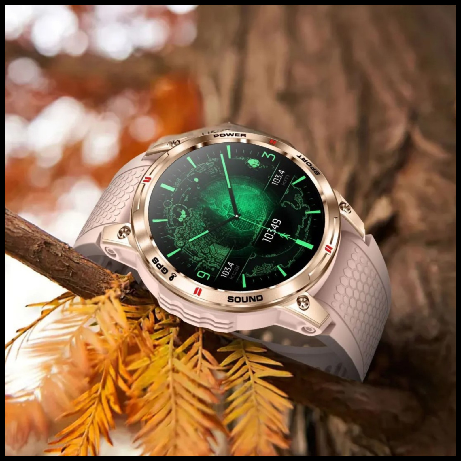 Connected Sport Health GPS GLONASS Resistant Watch 400MAH