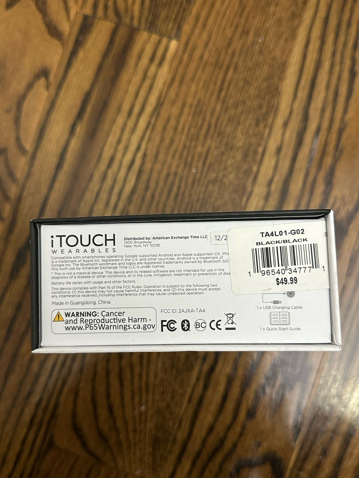 New Open Box iTouch Wearables Air 4 Smartwatch – Blue
