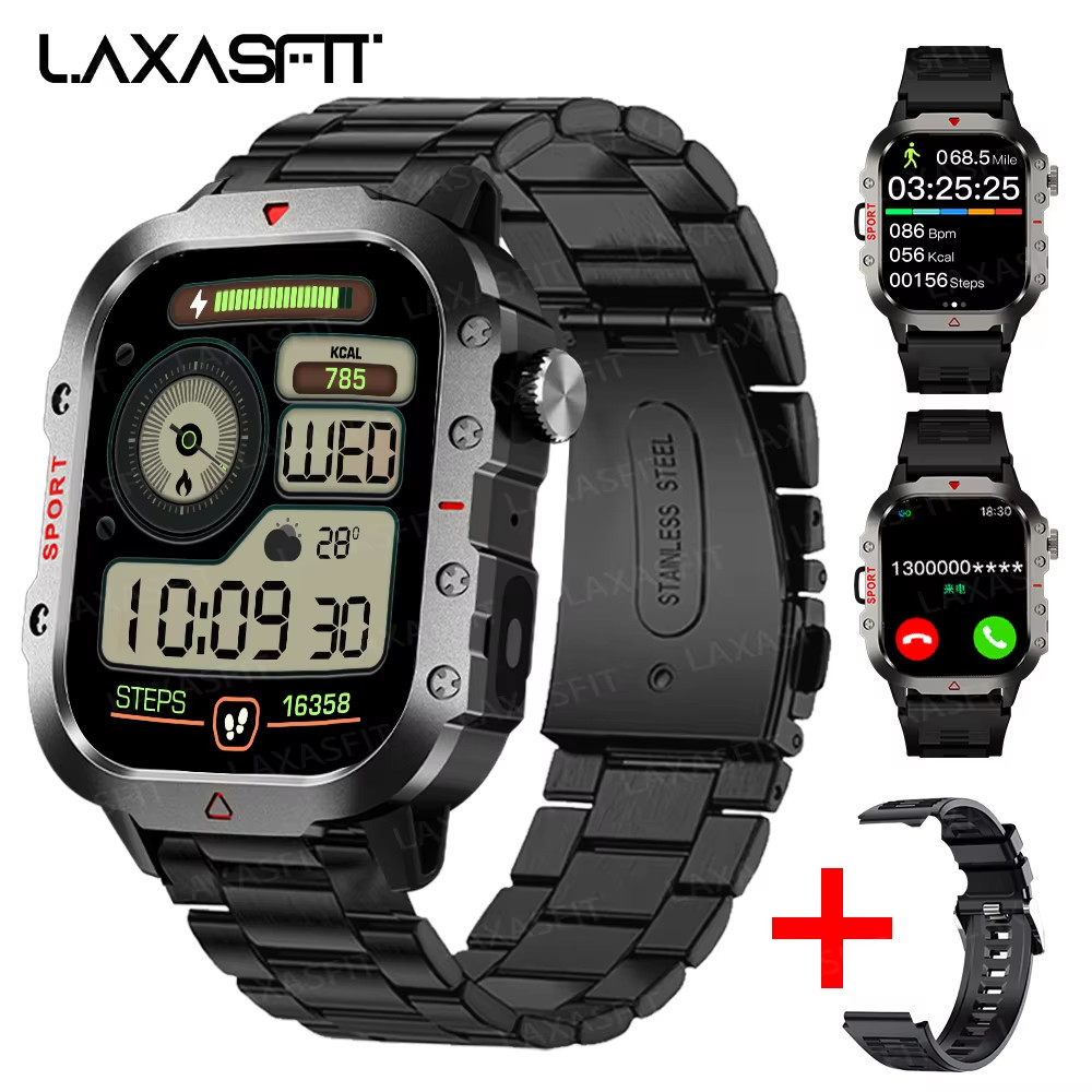 Men Smart Watch 1.71″ Bluetooth Calling Blood Oxygen Sports Fitness Watch