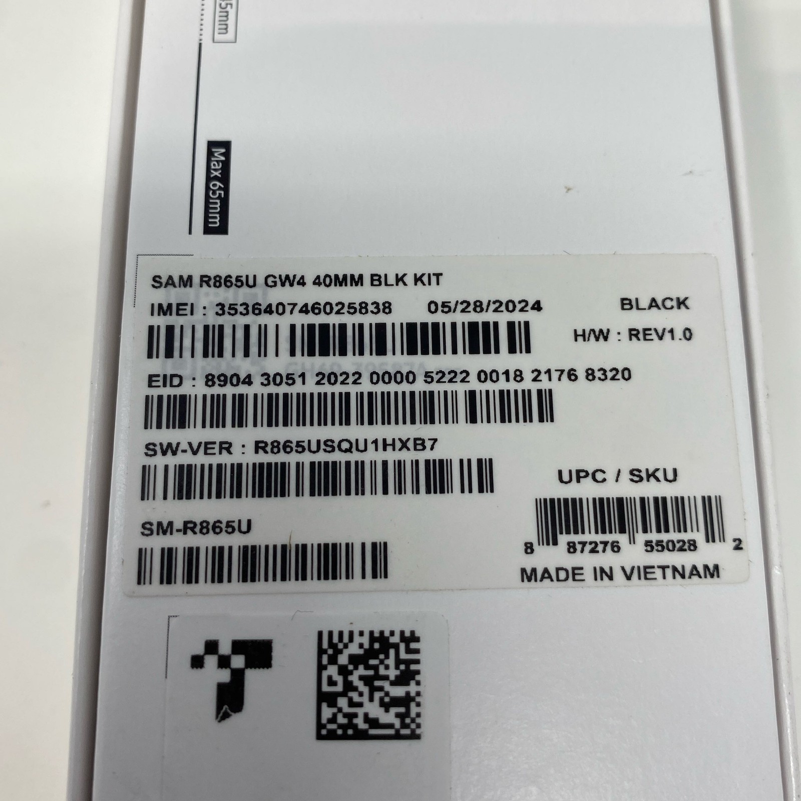 Samsung Galaxy Watch4 40mm LTE Smartwatch – Black (SM-R865U)