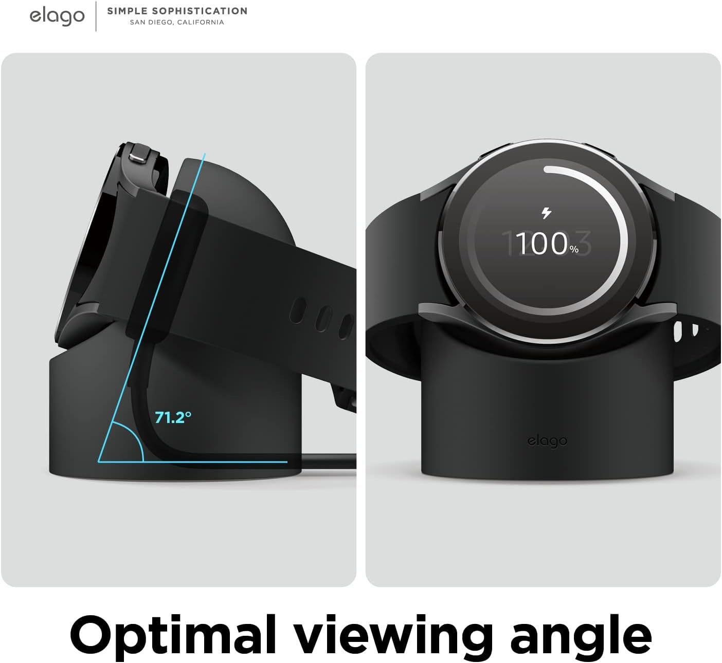 GW2 Charging Stand for Samsung Watch Series | 4/4 Classic / 3 / Active (40-46mm)