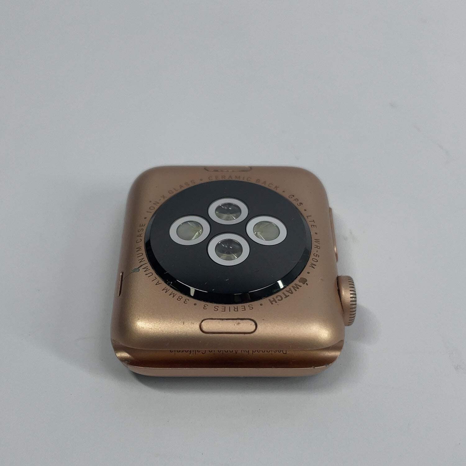 Broken GPS Only Apple Watch Series 3 38MM Aluminum A1861 Bad Battery