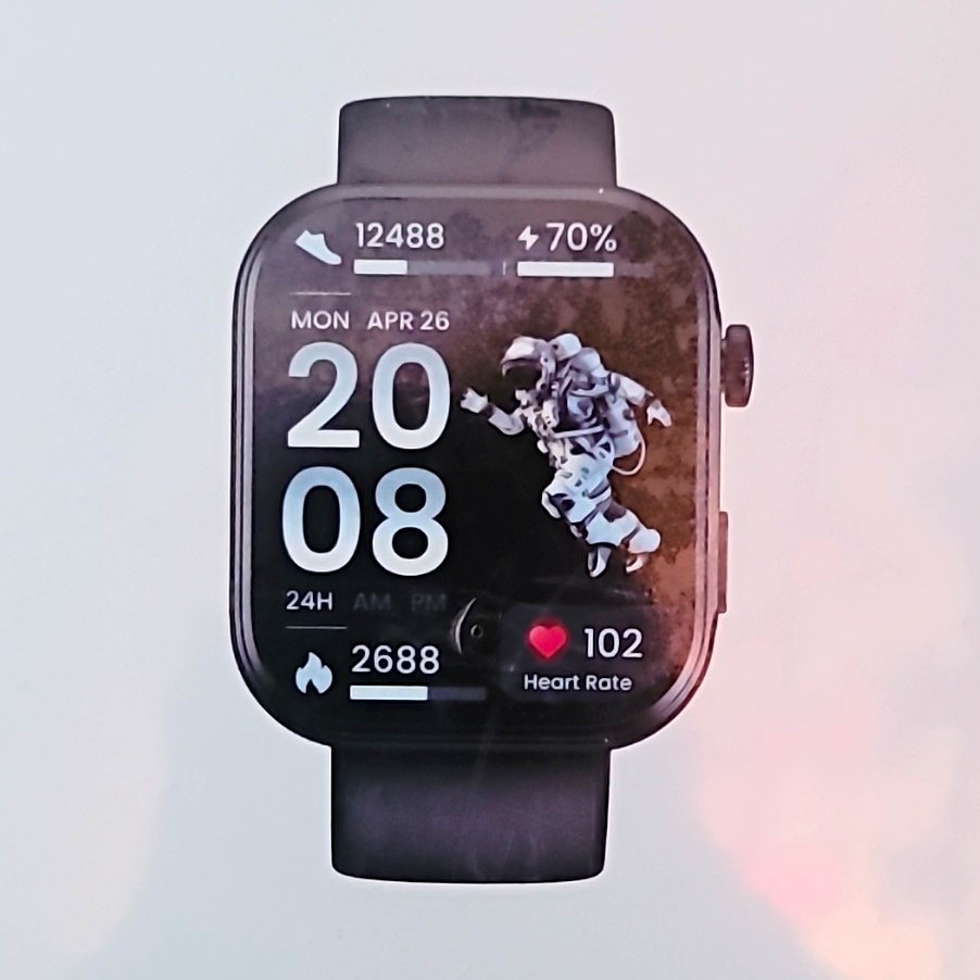 TOZO S6 Smart Watch 1.85in AMOLED Heart Rate Water-Resistant Android iOS