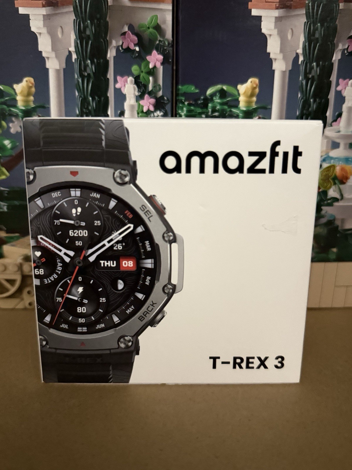 *NEW* Sealed Amazfit T-Rex 3 48.5mm Fitness Smart Watch Voice Control Onyx Black
