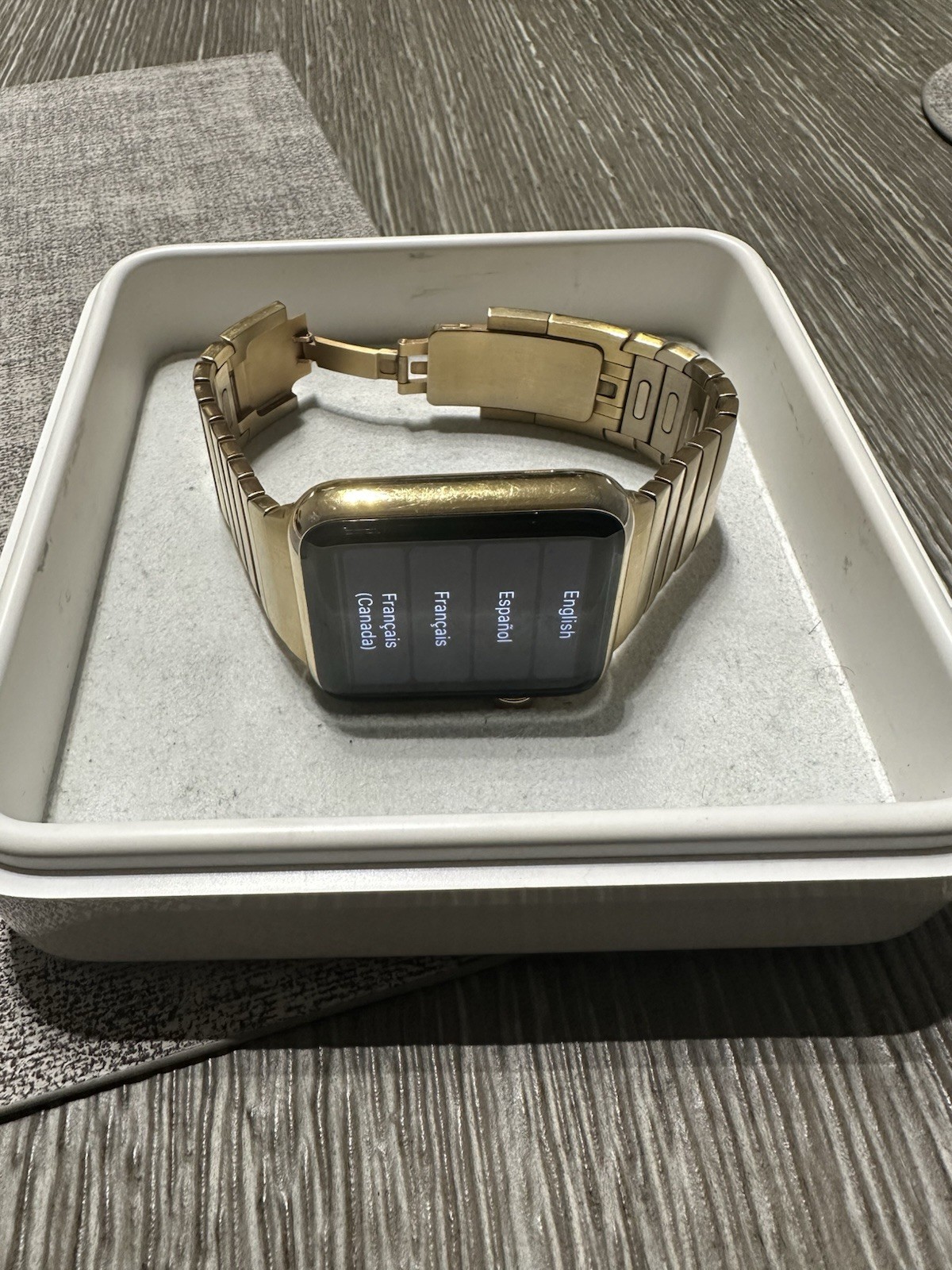 Gold plated Apple Watch 42mm