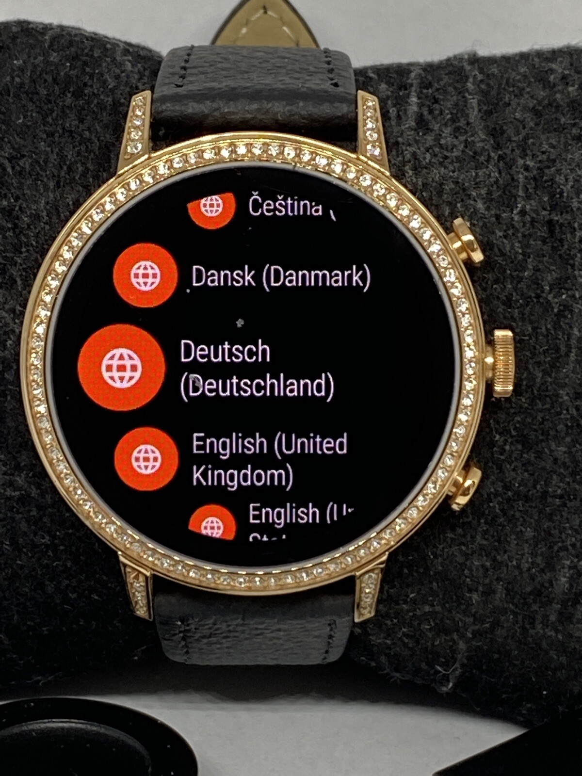 Fossil Gen 4 Authentic Digital Dial Smart Watch Custom Band FTW6015 LT293