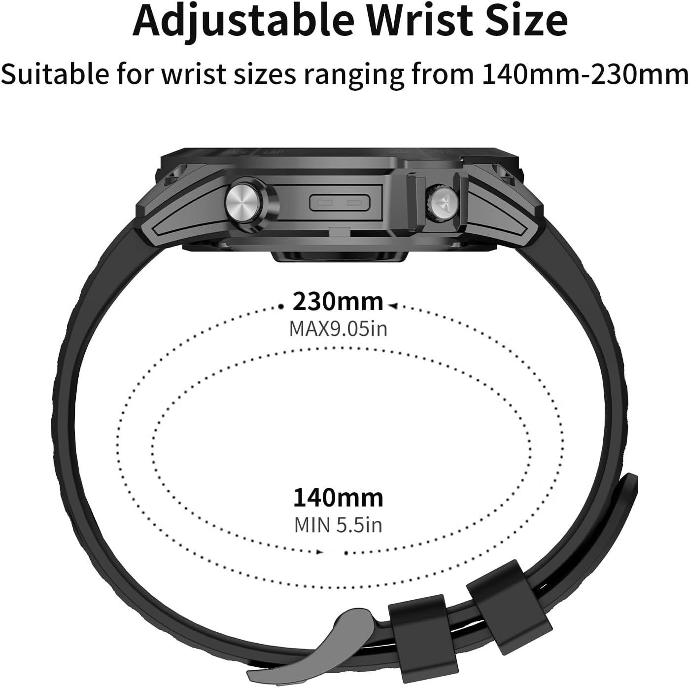 Strap Only For Garmin tactix 8/quatix 8/Fenix 8 51mm Silicone