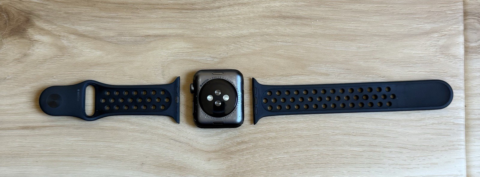 Apple Watch Series 3 Space Gray with Black Sport band 42MM – Preowned – in Box