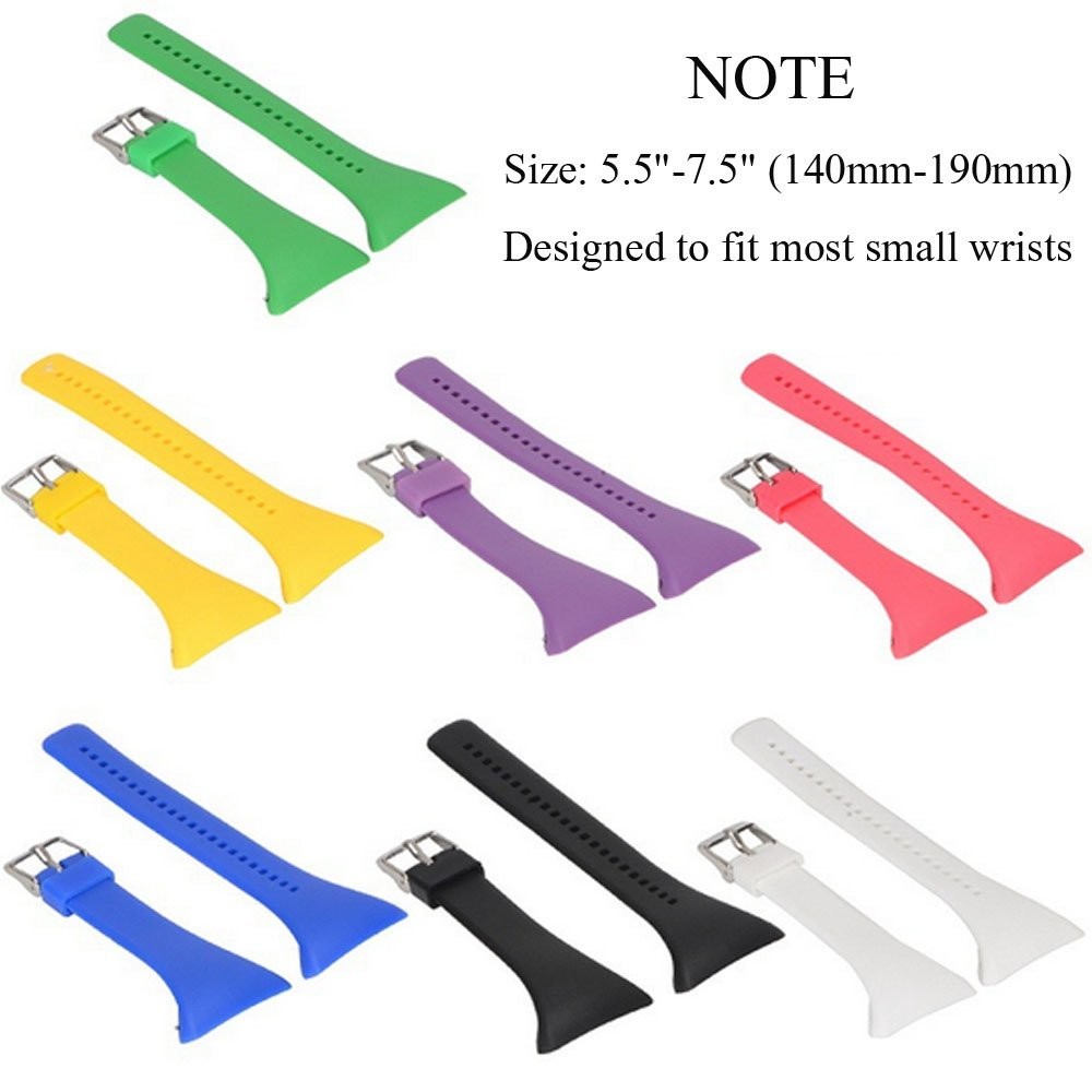 Band For Polar FT4/FT7, Soft Adjustable Silicone Replacement Wrist Watch Band…