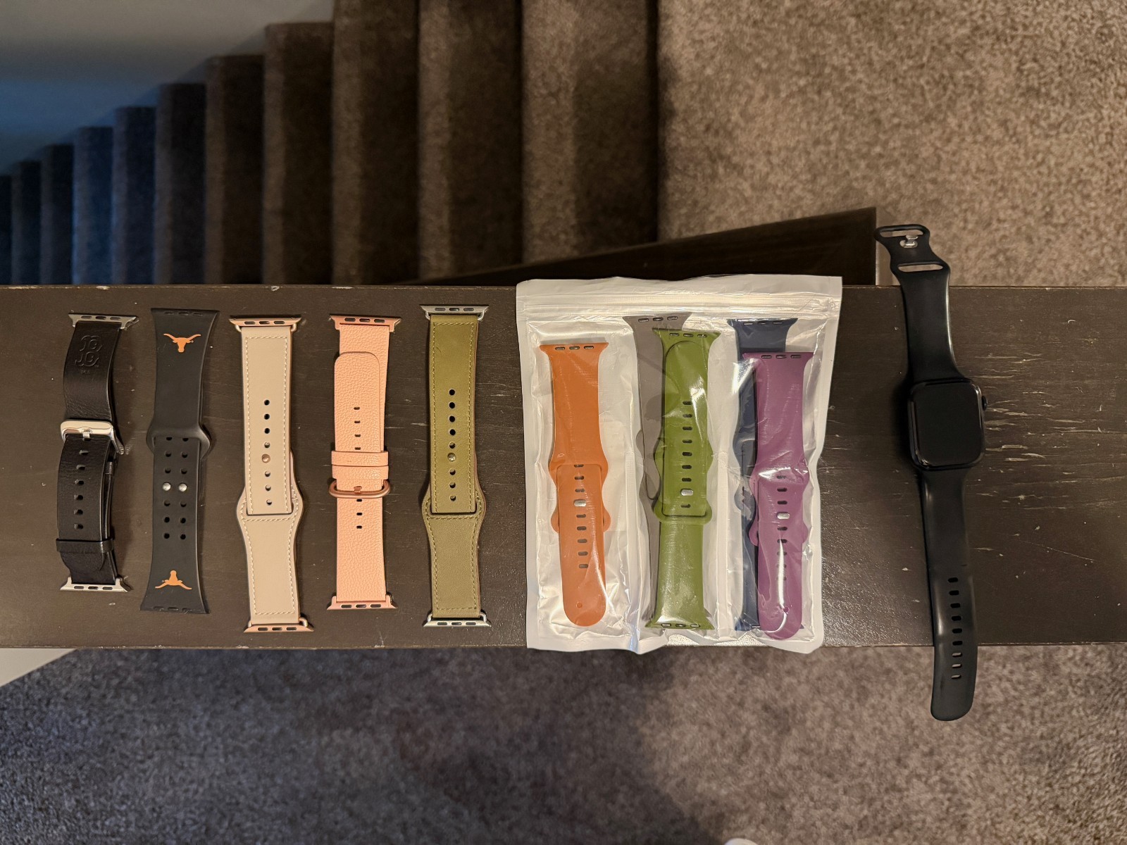 Apple Watch Series 9 45mm GPS/Cellular Midnight Aluminum + Sport Band Bundle