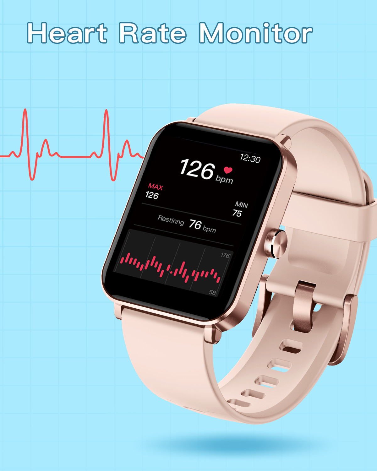 Smart Watch For Men/Women, Waterproof Smartwatch Bluetooth iPhone Android