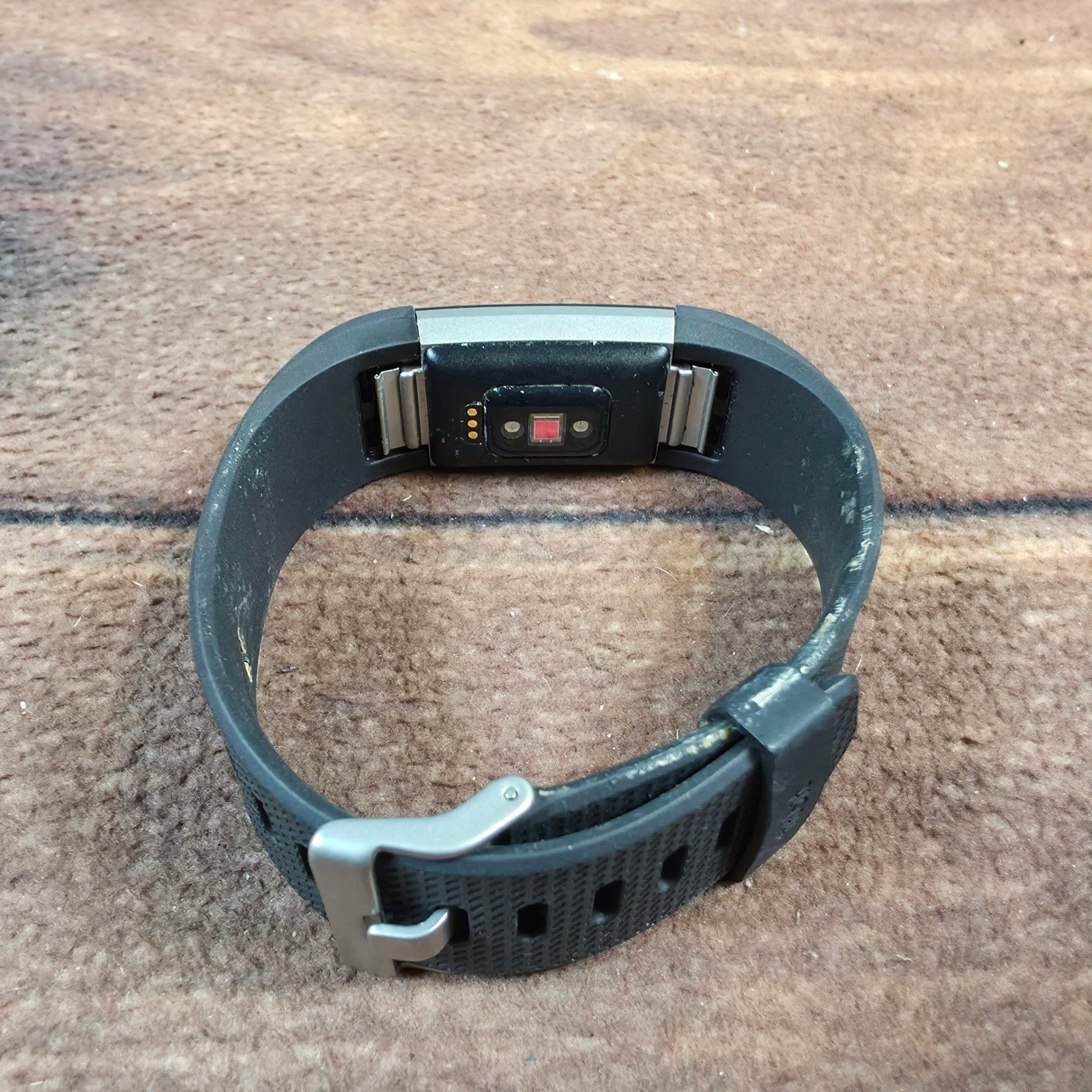Fitbit Charge 2 Fitness Tracker Mens Large Black Fair Heart Rate Monitor