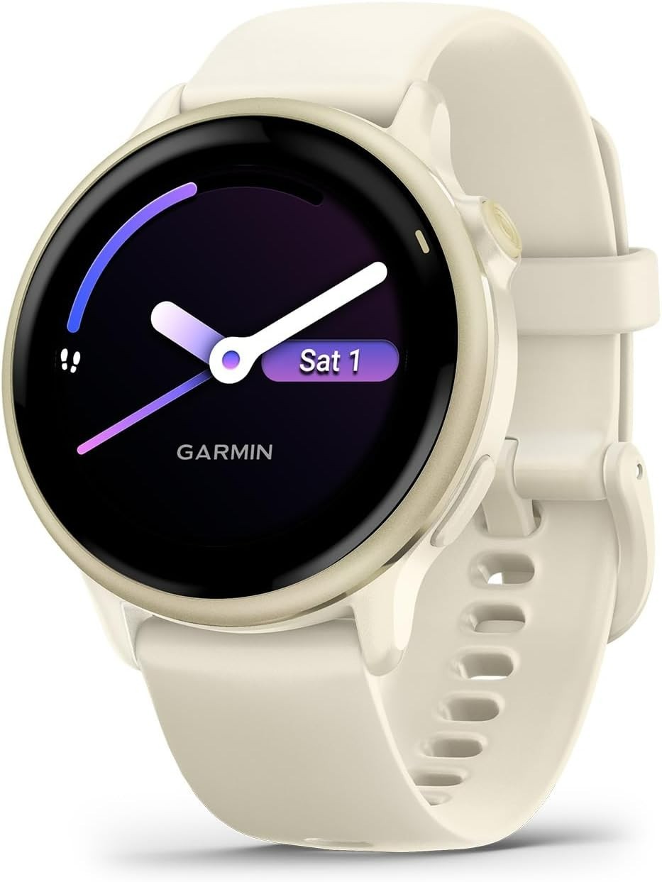 Garmin vivoactive 6 Smartwatch Lunar Gold/Bone Colour Or Black NEW
