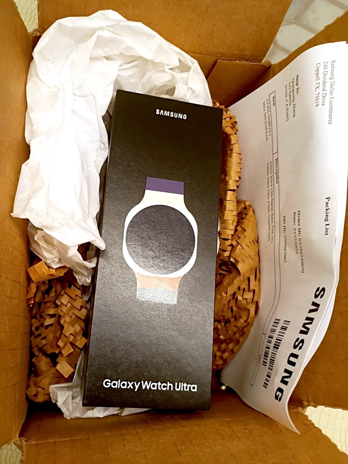 New Samsung Galaxy Watch Ultra 47mm Titanium Gray Bluetooth Wifi + 4G LTE Wifi
