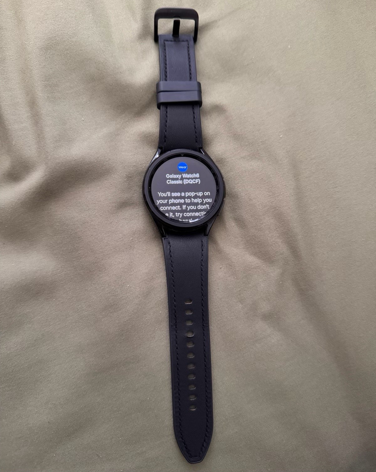 Samsung Galaxy Watch6 Classic 47mm Black GPS 16GB 43mm Wear OS Smartwatch.