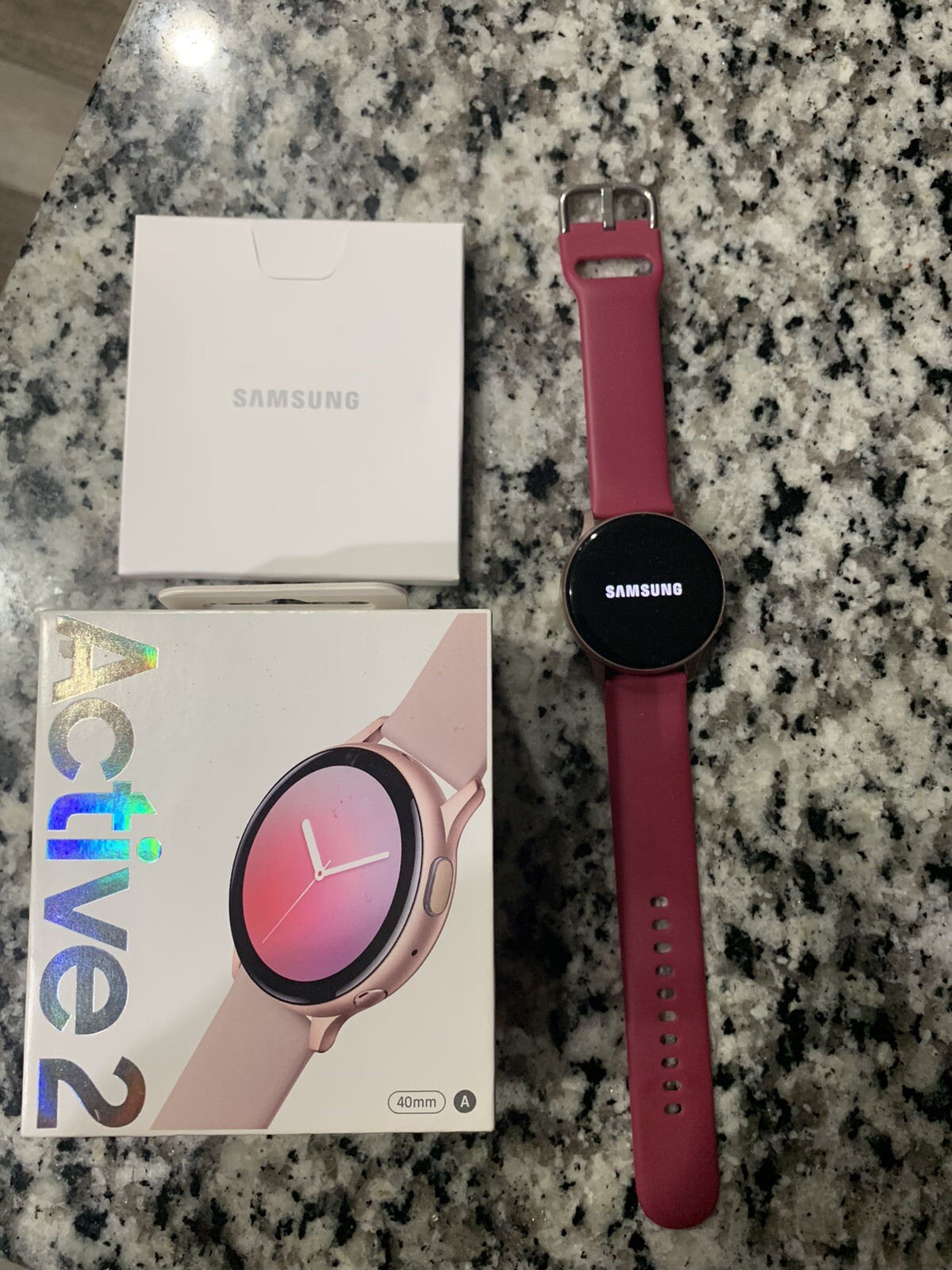 Samsung Galaxy Watch Active 2 SM-R830 40mm Aluminum Case with Sport Band…