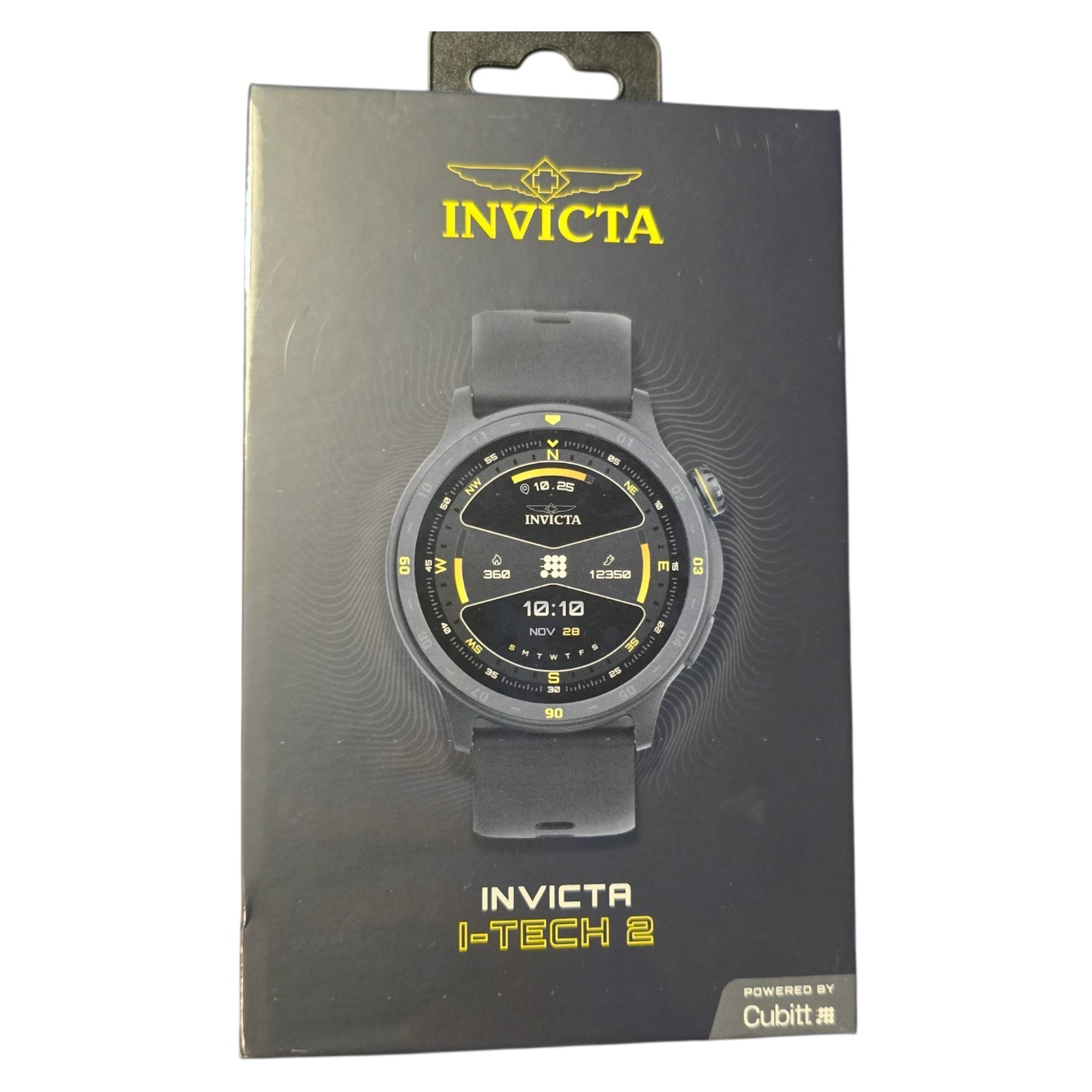 Invicta I-Tech 2 Pro Smartwatch 46mm Black Case Black Band GPS (ITECH-001) NIB