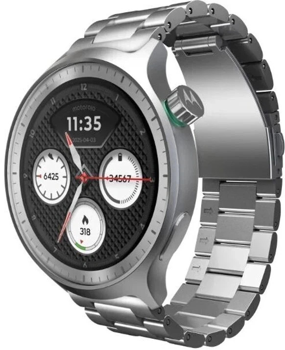 MOTOROLA moto watch Smartwatch (Matte Black / Matte Black band Strap, Free Size)