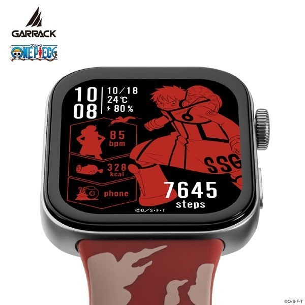 PSL GARRACK One Piece Luffy Model / HUC-OP-FT3-L Smartwatch NEW From JAPAN fedex