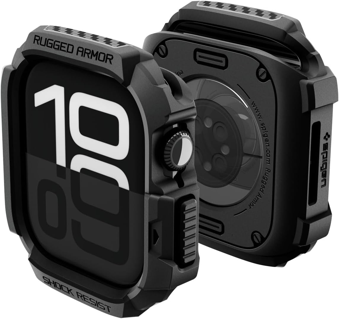Rugged Armor Case for Apple Watch Series 11/10 46mm – Durable TPU Shock Proof