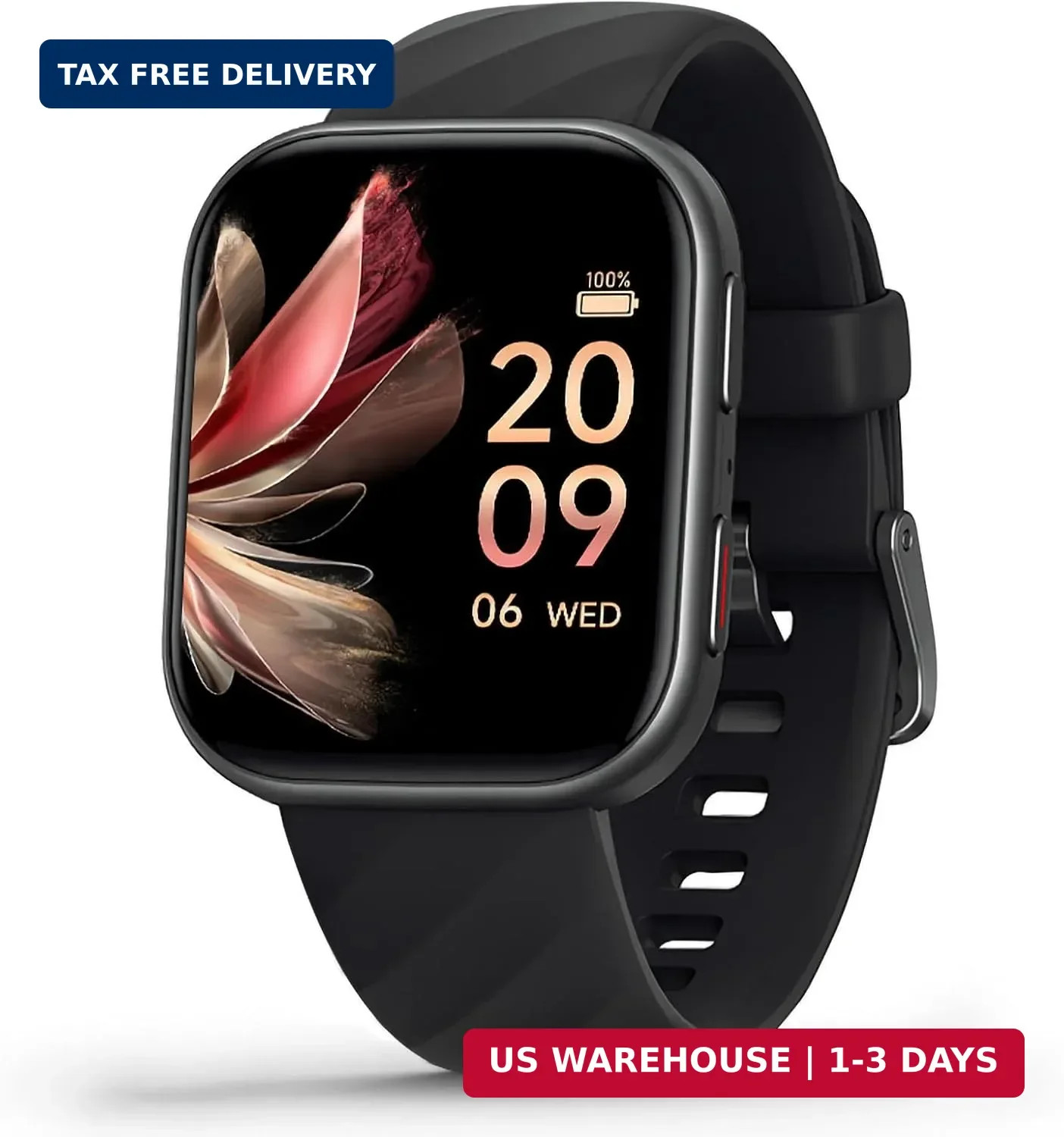 FITVII Health & Fitness Tracker (Answer/Make Calls), Smart Watch with 24/7 Heart