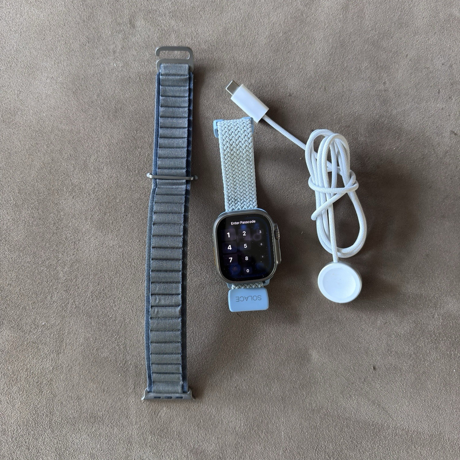 Apple Watch Ultra 2 49mm Titanium Case Light Blue Alpine Loop – Model A2986 64GB