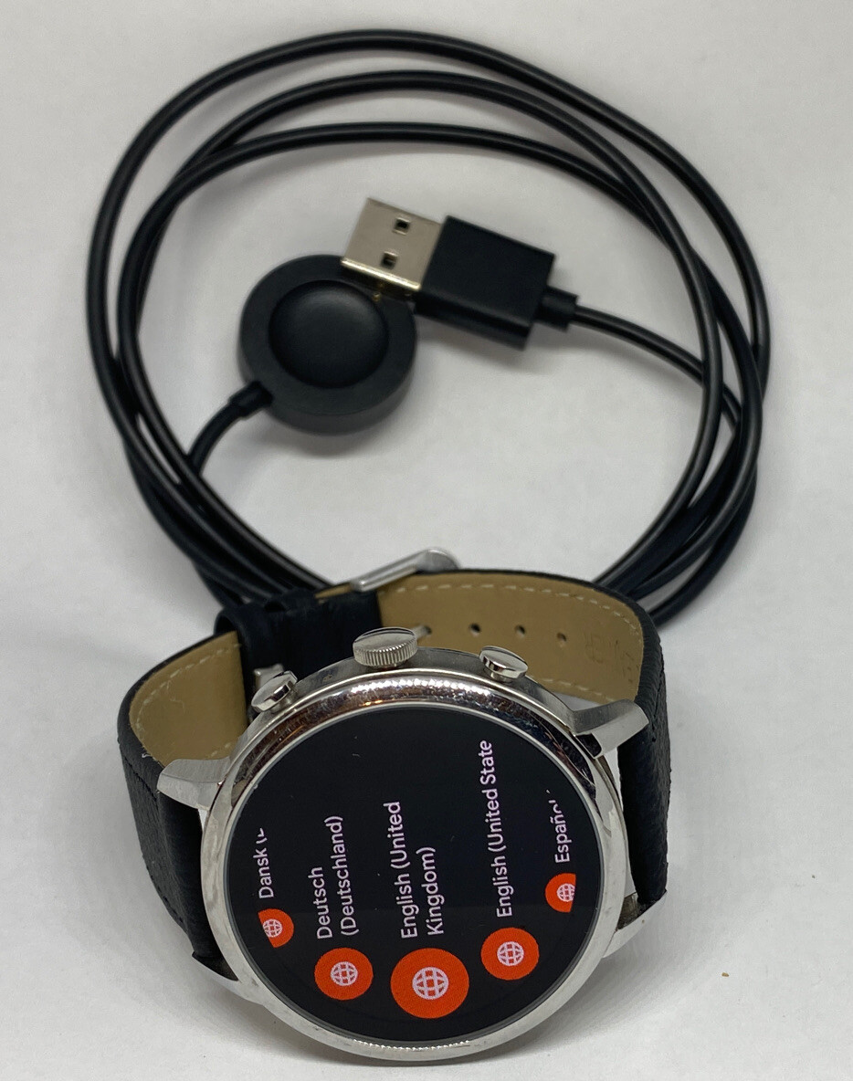Fossil Gen 4 Authentic Digital Dial Smart Watch Custom Band FTW6014 DC78