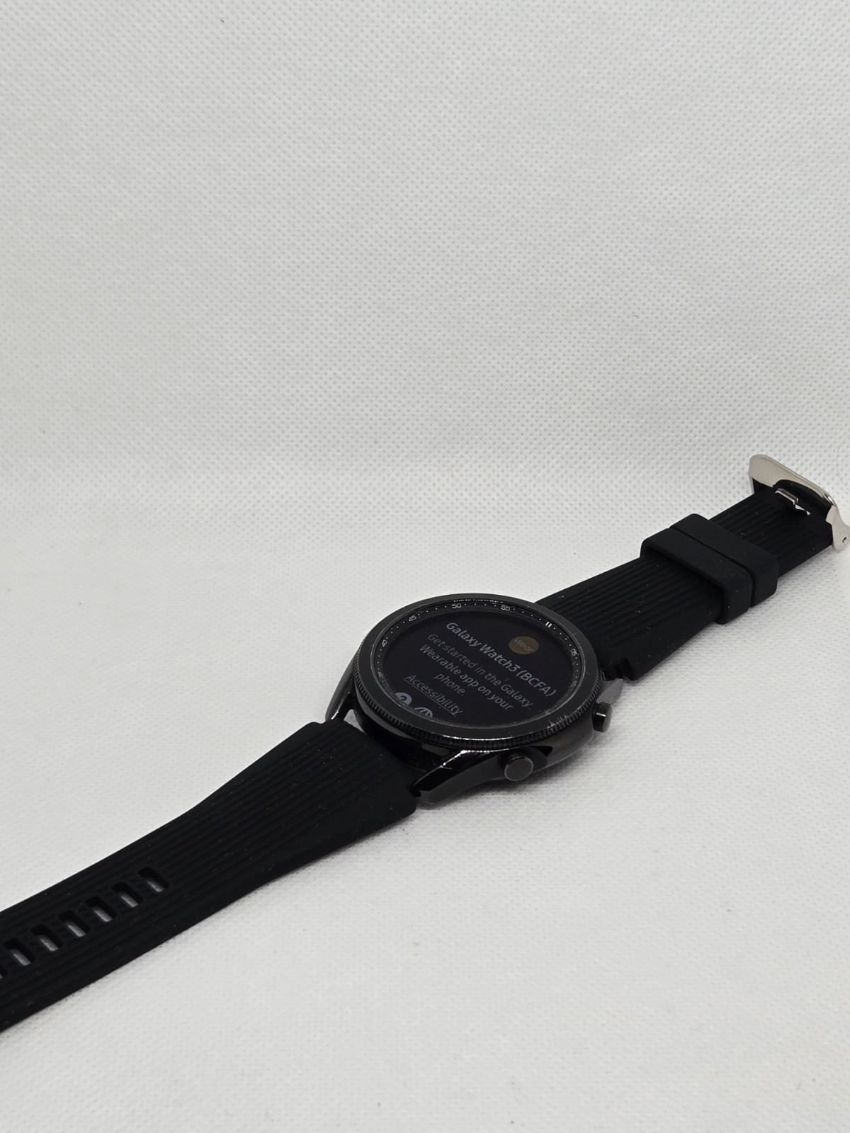 Samsung Galaxy Watch3 45mm SM-R840 Black Smartwatch Tested Working w/ Band &…