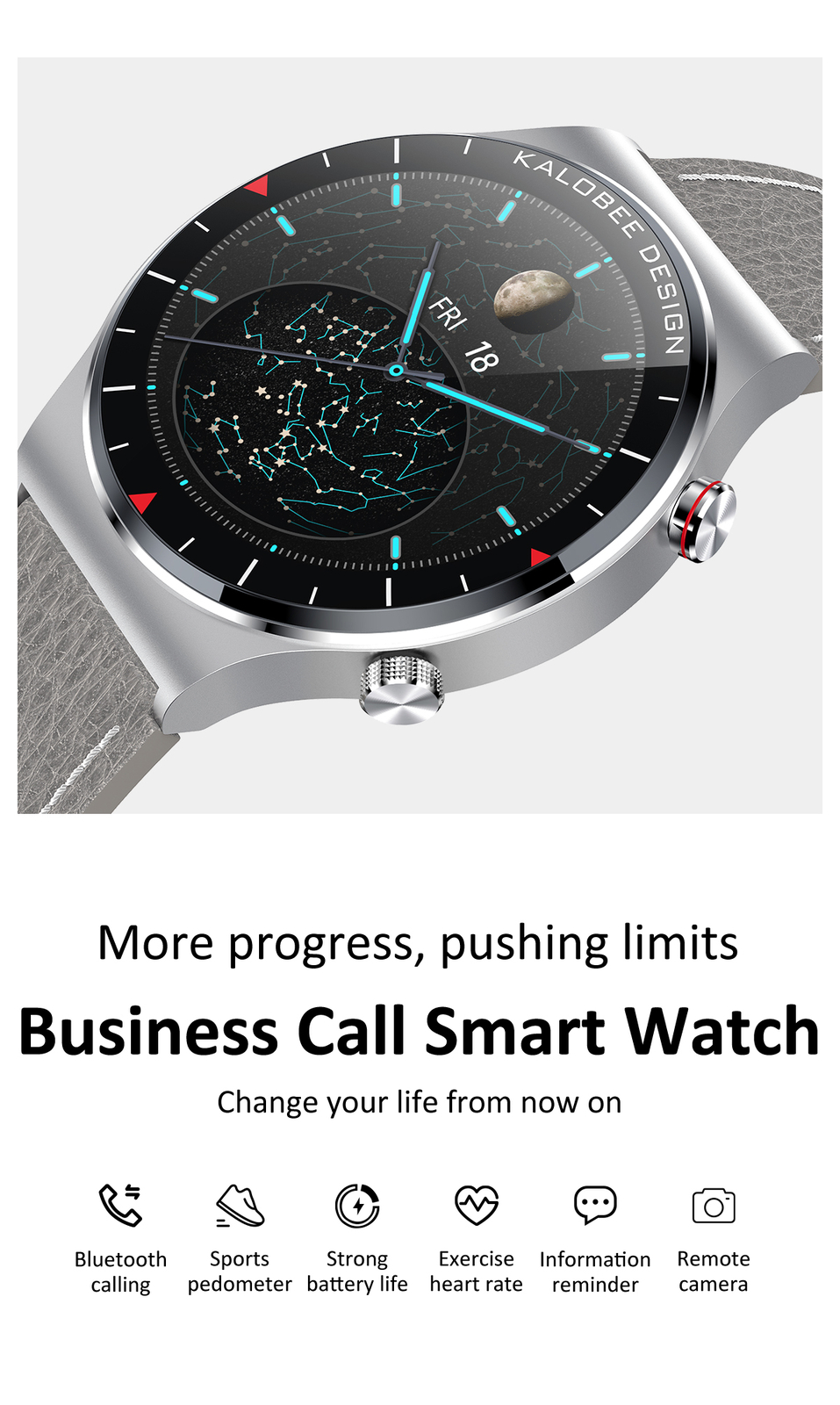 Smart Watch Sports Bluetooth Sleep Monitoring IP67 Waterproof for Android ios