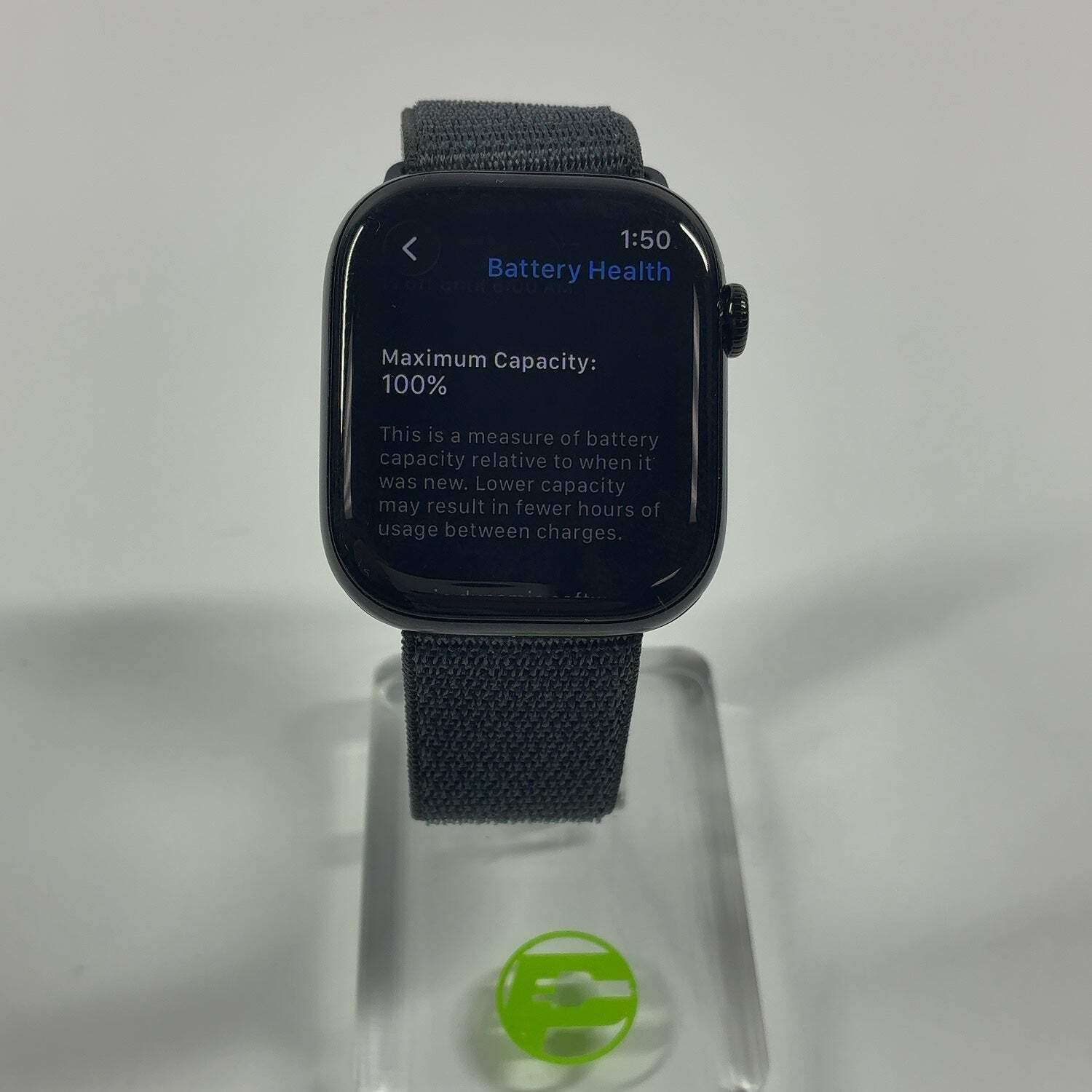 GPS Only Apple Watch Series 10 46MM Black Aluminum Aftermarket Band