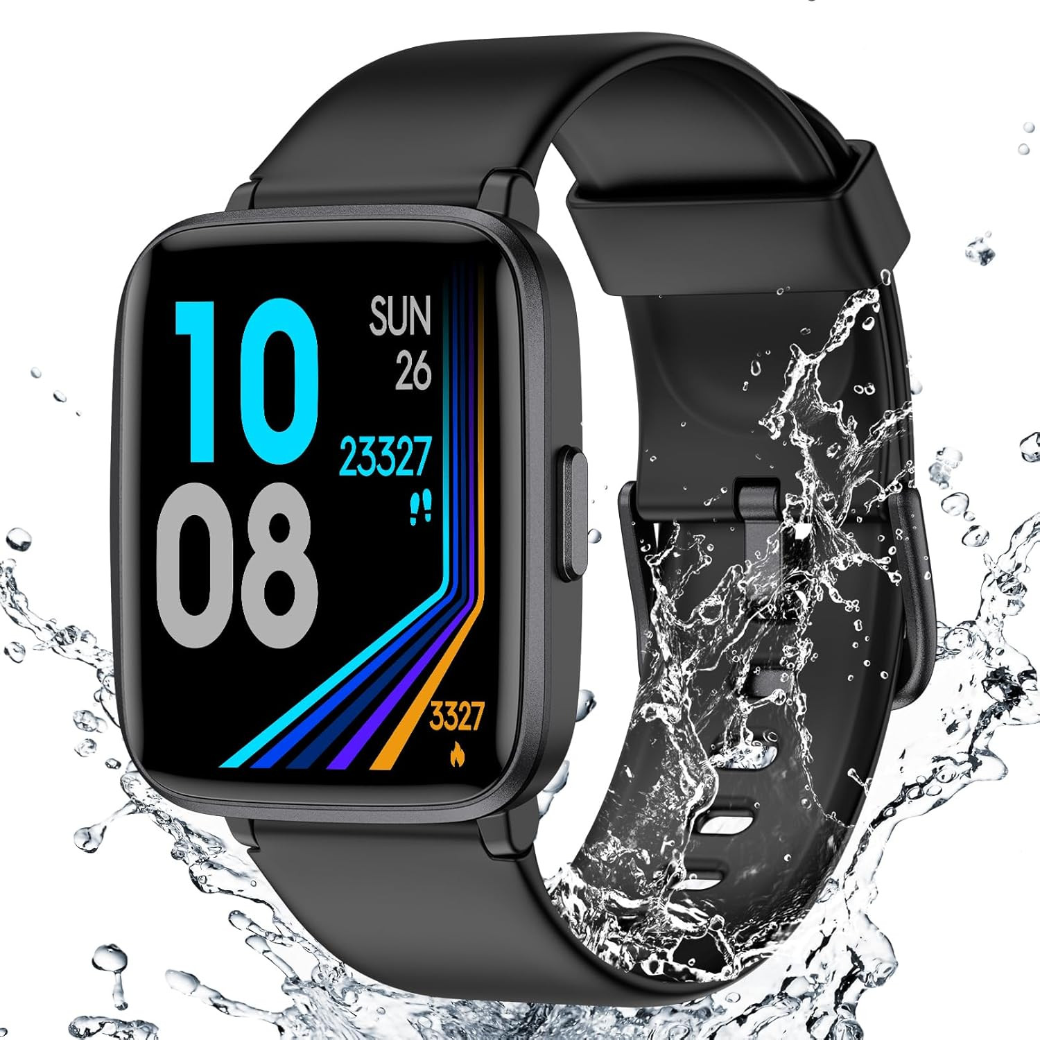 Smart Watch Multi-Sport Modes Fitness Tracker Heart Rate Sleep Monitor Breathing